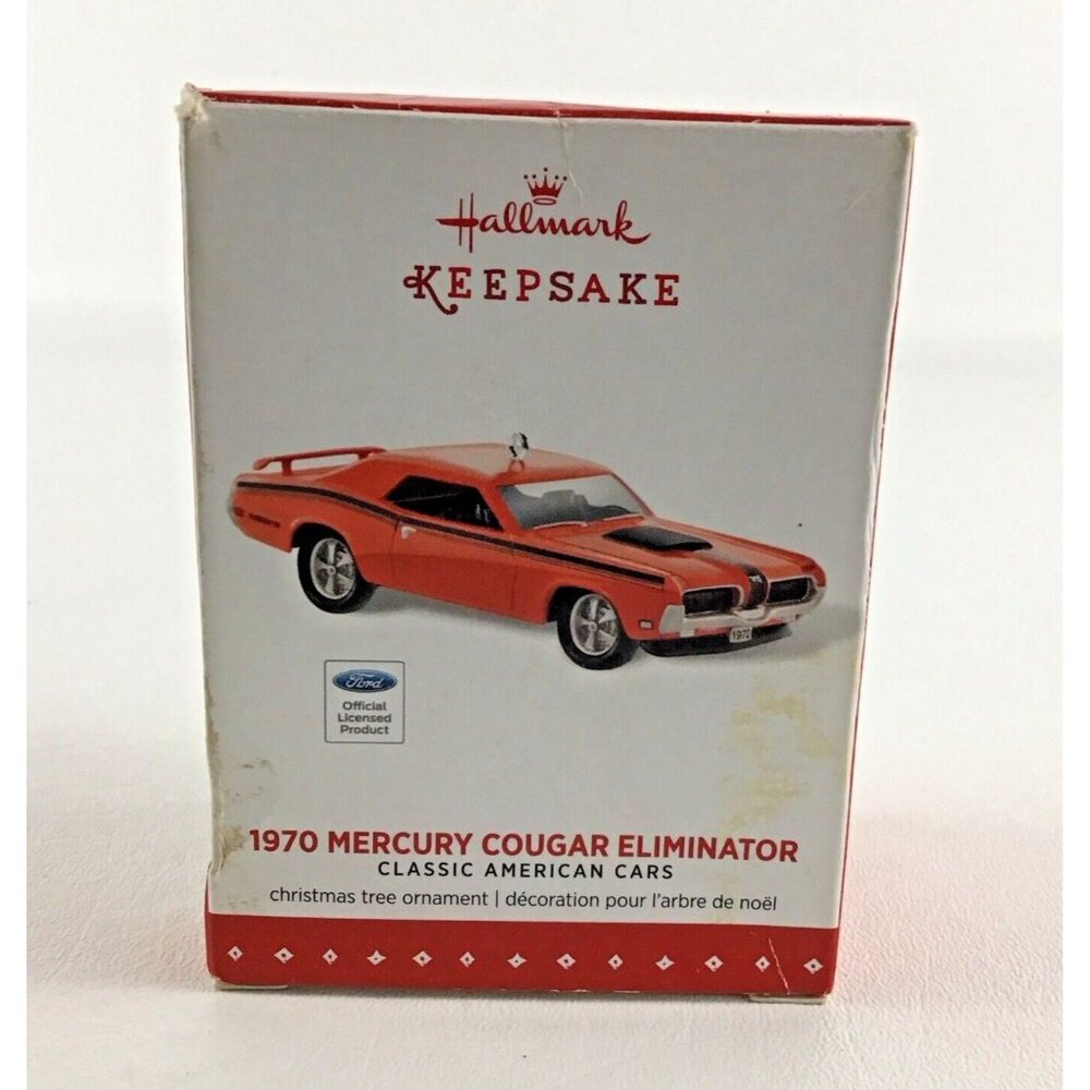 Hallmark Keepsake Ornament 1970 Mercury Cougar Eliminator Classic Car #25 2015